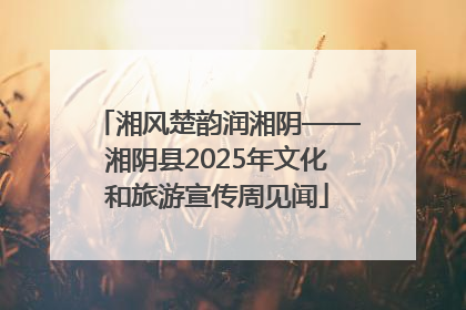 湘风楚韵润湘阴——湘阴县2025年文化和旅游宣传周见闻