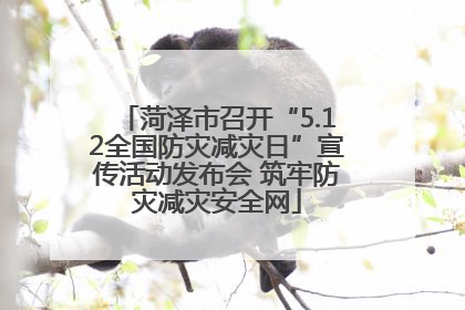 菏泽市召开“5.12全国防灾减灾日”宣传活动发布会 筑牢防灾减灾安全网
