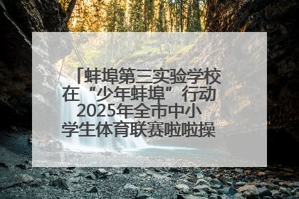 蚌埠第三实验学校在“少年蚌埠”行动2025年全市中小学生体育联赛啦啦操比赛中获佳绩