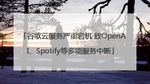 谷歌云服务严重宕机 致OpenAI、Spotify等多项服务中断