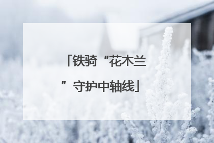 铁骑“花木兰”守护中轴线