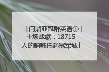 问鼎亚冠群英谱①｜主场战歌：18715人的呐喊托起冠军城