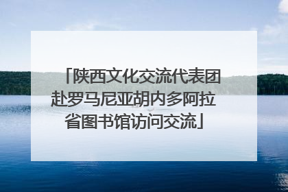 陕西文化交流代表团赴罗马尼亚胡内多阿拉省图书馆访问交流