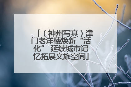 （神州写真）津门老洋楼焕新“活化” 延续城市记忆拓展文旅空间