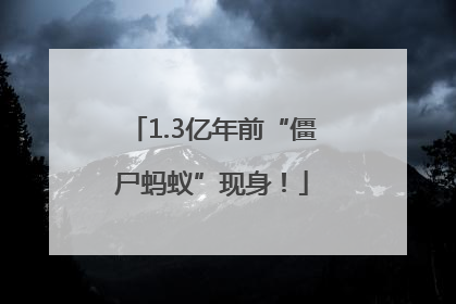 1.3亿年前“僵尸蚂蚁”现身！
