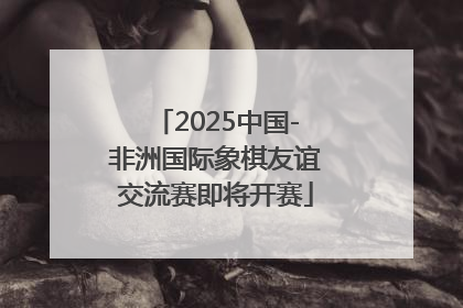 2025中国-非洲国际象棋友谊交流赛即将开赛