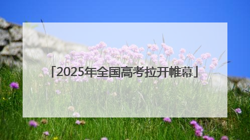 2025年全国高考拉开帷幕