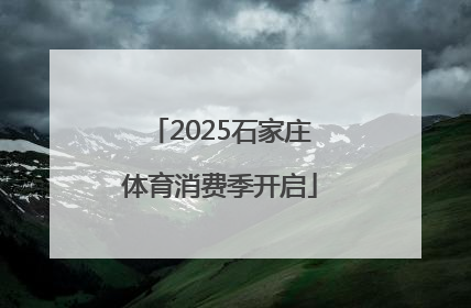 2025石家庄体育消费季开启